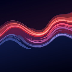 Obraz premium Gradient Wave Flow