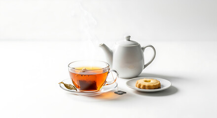 cup of tea with lemon