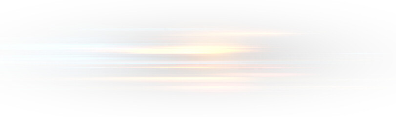 Disco road png colorful light trail on dark background. 