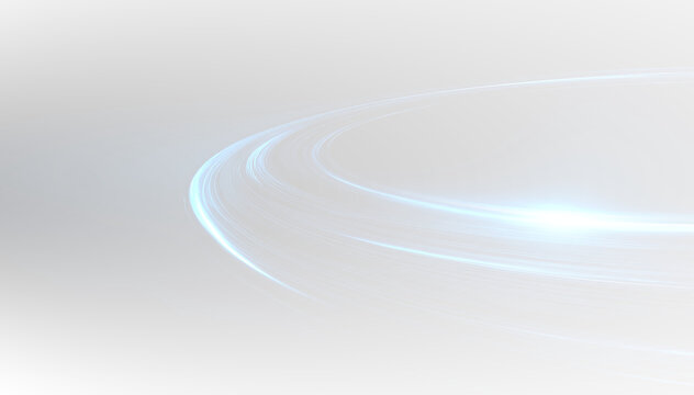 Dynamic flow png glowing abstract blue wave motion.
