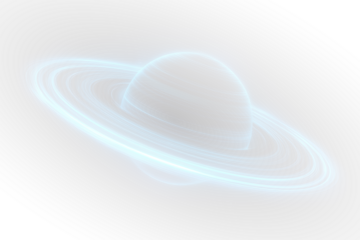 Planetary system png realistic illustration of the solar universe.
