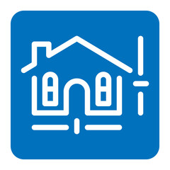house measurement icon
