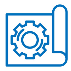 Obraz premium mechanical planning icon