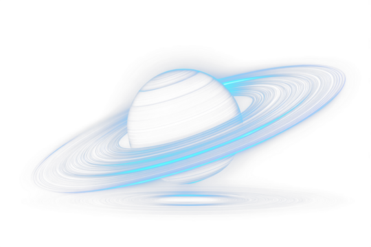 Solar system planets png realistic cosmic planetary illustration.
