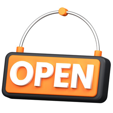 Open Shop 3D Icon