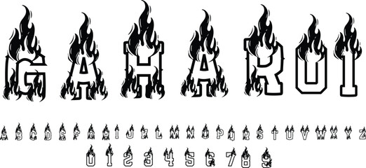 FONT GAHAR 01 UNIQ AND ANTIUE