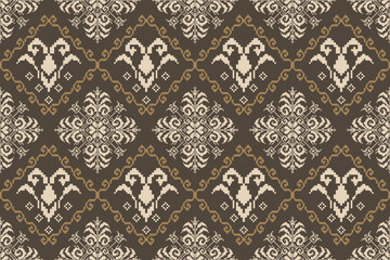 Ethnic geometric seamless pattern abstract pattern vector design for all types of printing and Textiles	