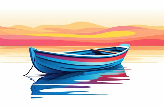 Boat watercraft vehicle rowboat.