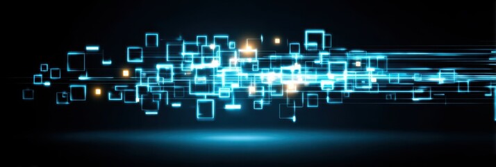 Obraz premium Modern flat design concept of DataFlow tracking, firewall reinforcement, Monitoring dashboards, compliance validation, audit evidence, database management, and machine condition analysis