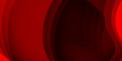 Abstract red curve wave design soft smooth modern beautiful luxury background vector