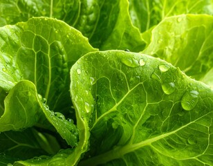 Fototapeta premium fresh green lettuce