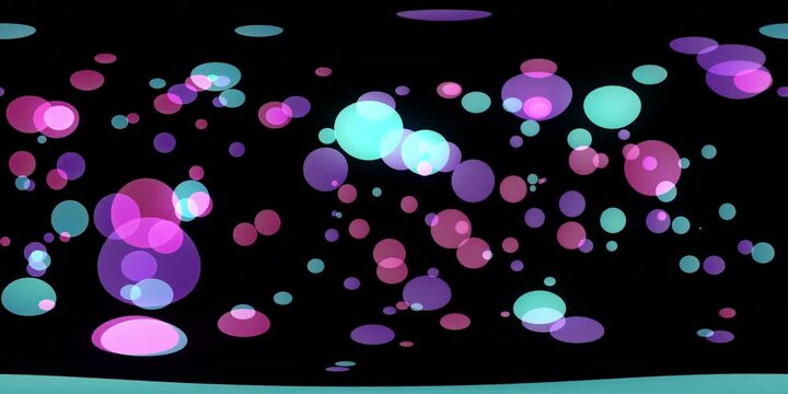 cool color particle for 360 VR video.(loopable)