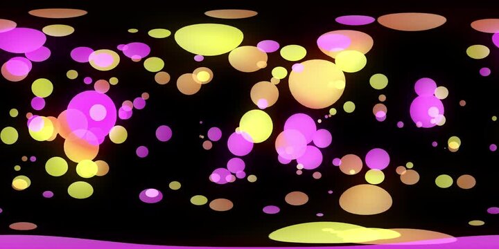 warm color particle for 360 VR video.(loopable)