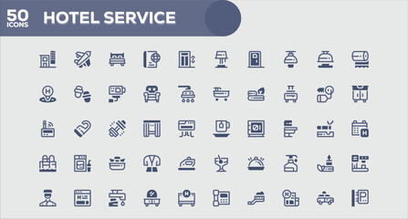 Minimal Line Icons Set for Business, Finance, and Office Design