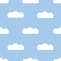 Cloud graphic seamless pattern background for wallpaper and wrapping