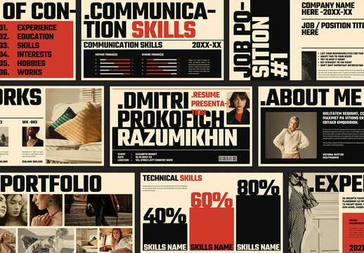 Resume Presentation Template