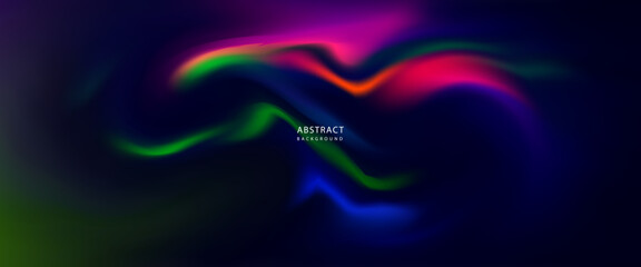 Futuristic Neon Light Abstract Background with Colorful Glow.vector eps10
