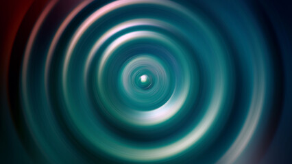 Abstract Circular Light Pattern Metallic with Blue and Green Gradient