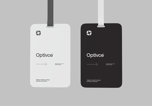Event ID Card Badge Mockup