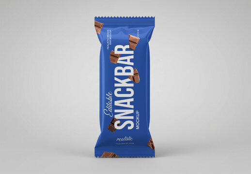 Chocolate Bar Packaging Mockup