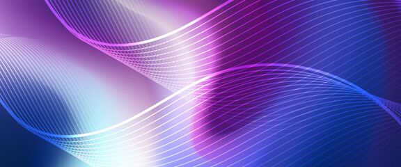 Futuristic Gradient Wave Abstract Background