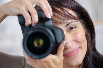 a lady taking a few photograph