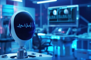 Innovative medical technology displayed in modern healthcare laboratory setting