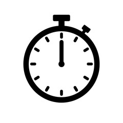 Black stopwatch with timer icon representing Flash sale timer  