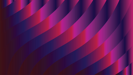 Vibrant Abstract Wavy Gradient Geometric Design Background with vector illustration