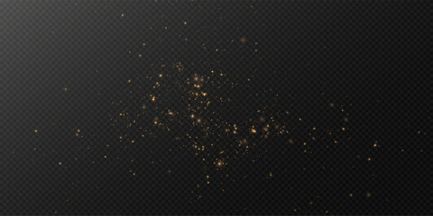 glitter sparkles christmas background vector shine effect magic golden festive glow particles.	