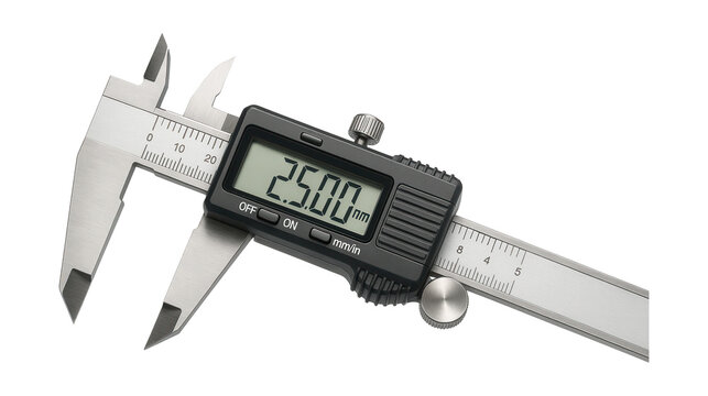 Digital caliper for accurate measurement and assembly of detailed components.
