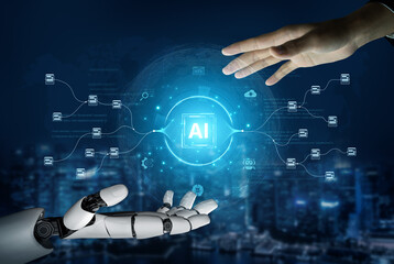 A generative AI assistant showcases its data processing capabilities. This system automates information workflows and manages complex data pipelines using machine learning algorithms. Fermion