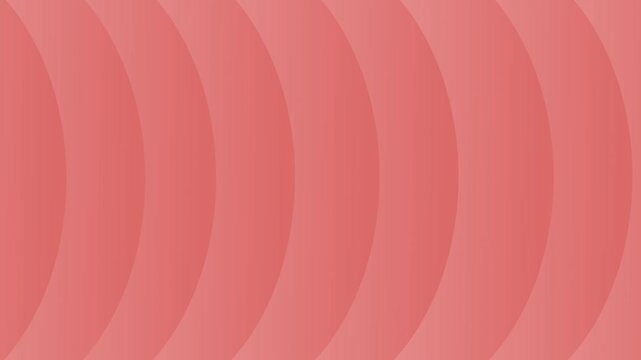 Seamless repeating abstract radial wave pattern background animation in soft pink and peach colors