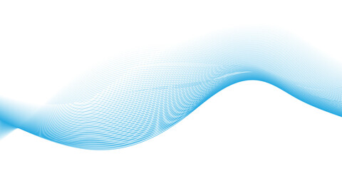 Glowing waveform frequency futuristic energy sound waves technology concept background. Abstract blue wave line vector business texture. Pattern line blend curve flow futuristic background.	
