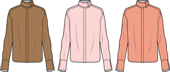 Variety of Fashion Jackets A Stylish Collection in Different Colors and Designs for Apparel