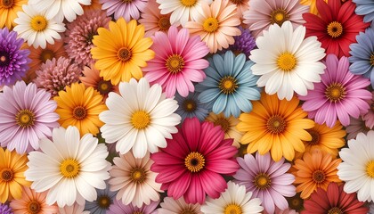 colorful flowers background