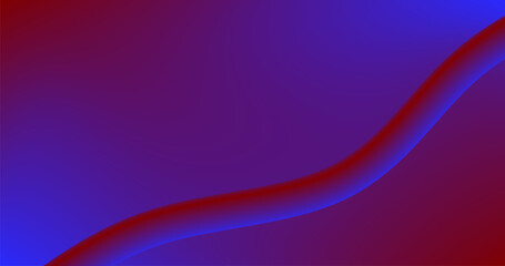 Red Purple abstract blue background with Fluid Curve for Copy Space Gradient Design