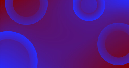 Abstract background with circles for Copy Space graphic design in Red Purple Gradient