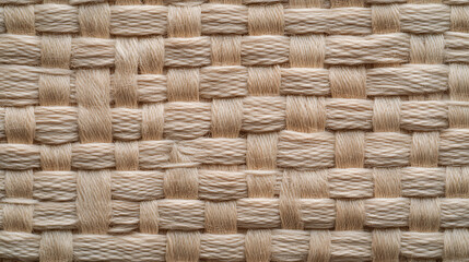 Obraz premium A textured weave of beige strands, intricately woven together to form a dense, organic pattern. Perfect for backgrounds, textures, and textile design inspirations.
