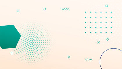 Colorful abstract vector background with circles and pattern design