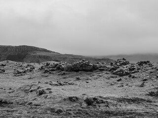 mossy lava fields in Island