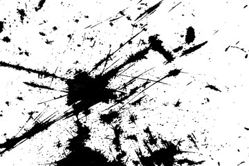 Distressed overlay texture for your design, scratched grunge urban background texture, Cracked and scratched grunge black white texture. Old distressed photo background with scratches dust film grain.