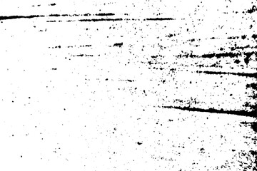 Distressed overlay texture for your design, scratched grunge urban background texture, Cracked and scratched grunge black white texture. Old distressed photo background with scratches dust film grain.