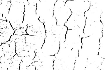 Distressed overlay texture for your design, scratched grunge urban background texture, Cracked and scratched grunge black white texture. Old distressed photo background with scratches dust film grain.