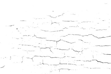 Distressed overlay texture for your design, scratched grunge urban background texture, Cracked and scratched grunge black white texture. Old distressed photo background with scratches dust film grain.