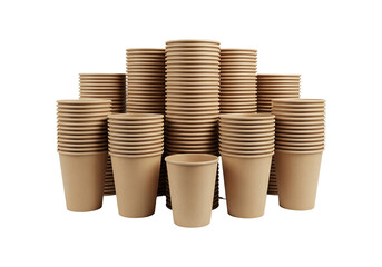 Bulk Kraft Paper Disposable Cups Pack