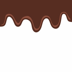 chocolate drip vector, choco melted, hot cocoa flow, sweet dessert vector, milk drop illustration, brown liquid wave, melting chocolate cartoon