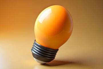 egg in a light bulb