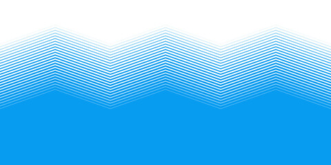 Zick Zack Muster mit blau weissen Streifen