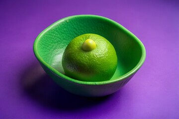 lime in a bowl
